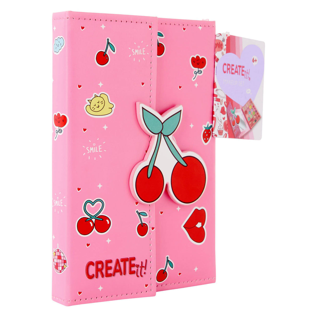 Create it! makeup book cherry magnetic closure | 6 pieces