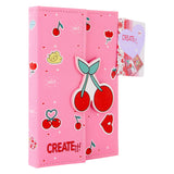 Create it! makeup book cherry magnetic closure | 6 pieces