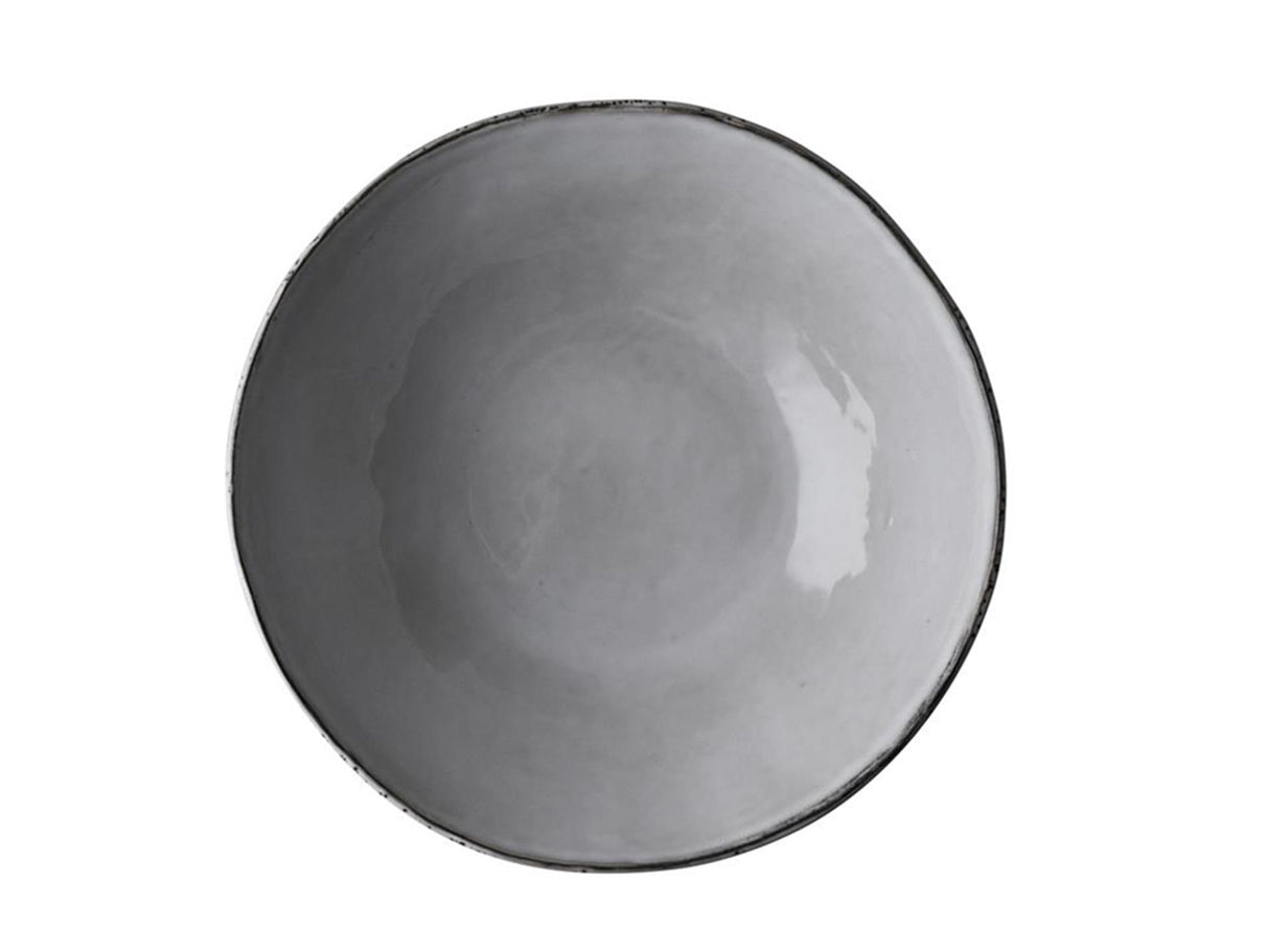 Dutch rose organic bowl ã˜23x8cm light gray box of 2 pieces
