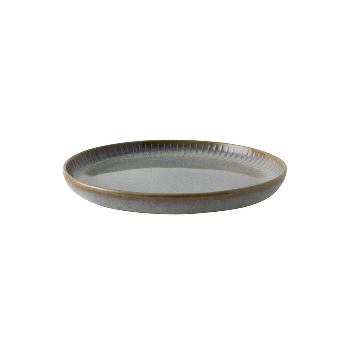 Dutch rose sapphire plate ã˜18.5cm gray box of 4 pieces