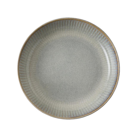 Prato profundo de safira rosa holandesa ø23cm cinza