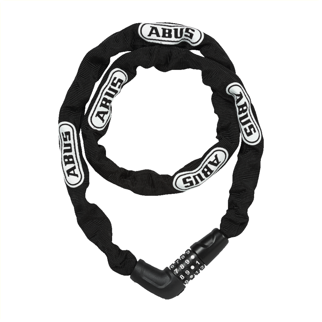 Abus number chain lock 5805c 110 black 110 cm