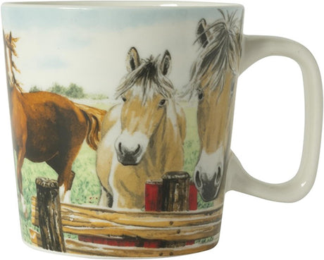 Wiebe van der Zee Wiebe's Farm mini hrnek kůň 23cl 6 ks