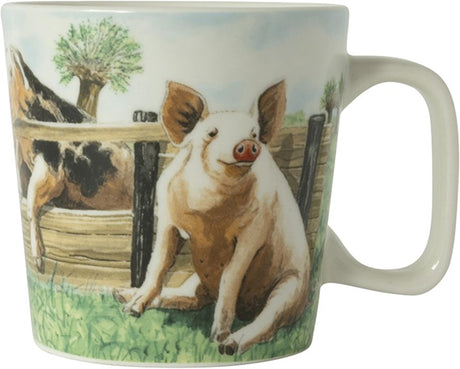 Wiebe van der Zee Wiebe's Farm mini hrnek prase 23cl 6 ks