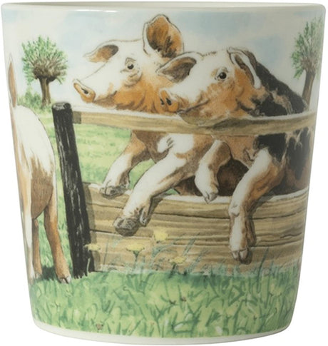 Wiebe van der Zee Wiebe's Farm mini hrnek prase 23cl 6 ks