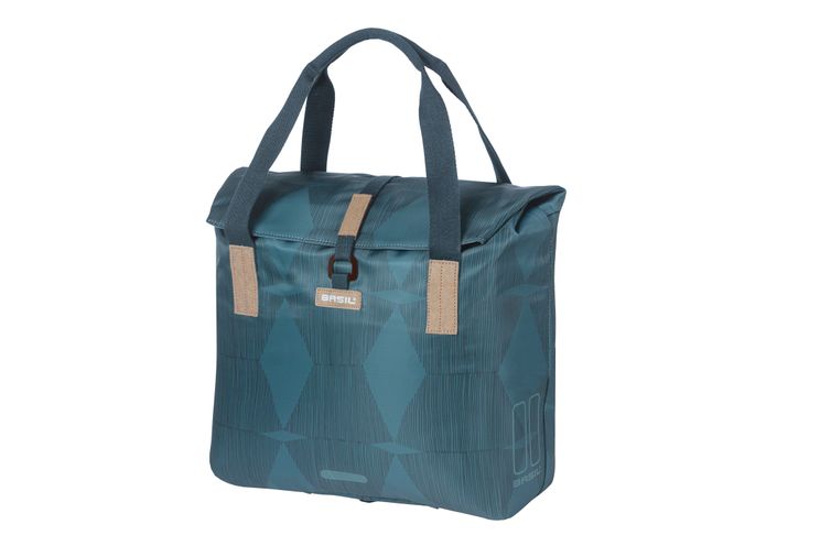 Basil Eleganz Velettel Vëlo-Shopper, wielt gréng, Unisex, Stadefeeler