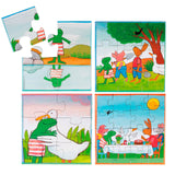 Le monde de la grenouille Puzzle, 4in1