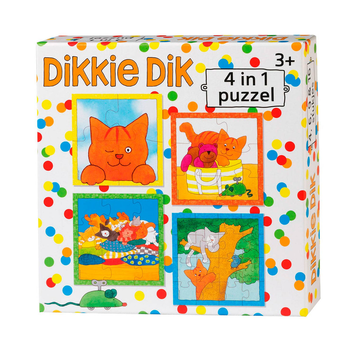 Bambolino igrače dikkie dik Puzzle, 4in1