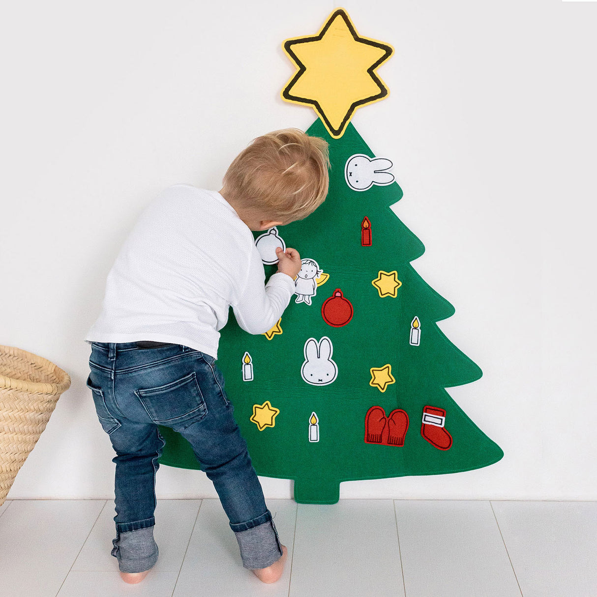 Bambolino Spillsaachen Miffy Chrëschtbeemchen Filz