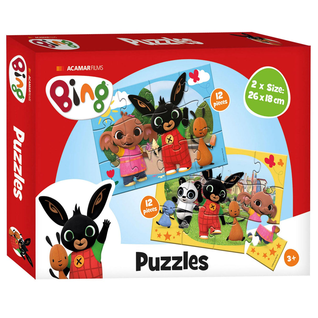 Bambolino Toys Puzzle, 2x12st.