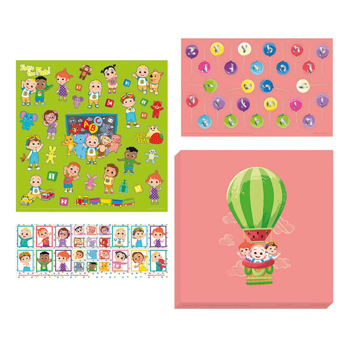 Bambolino Toys Cocomelon Stickerset