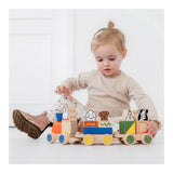 Bambulino Toys Block Train Wood