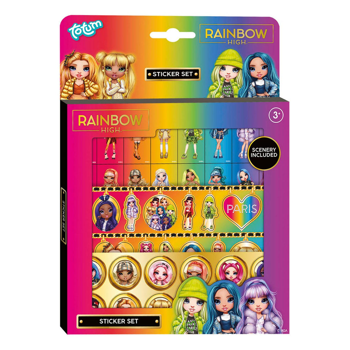 Totum Rainbow High Stickerset