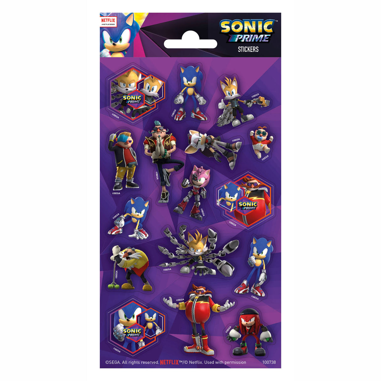 Totum stickervel twinkle sonic