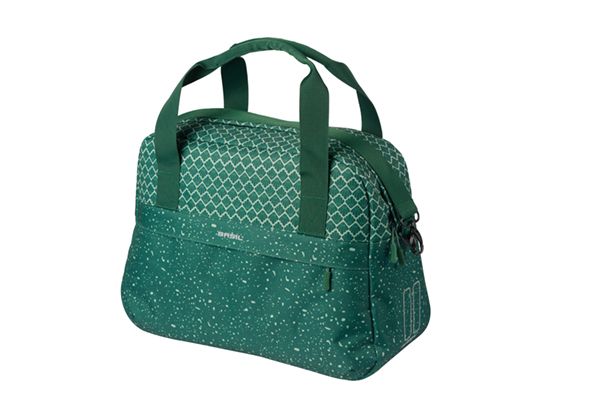 Basil Bolso de hombro para bicicletas Sistema de gancho de estilo verde 18L