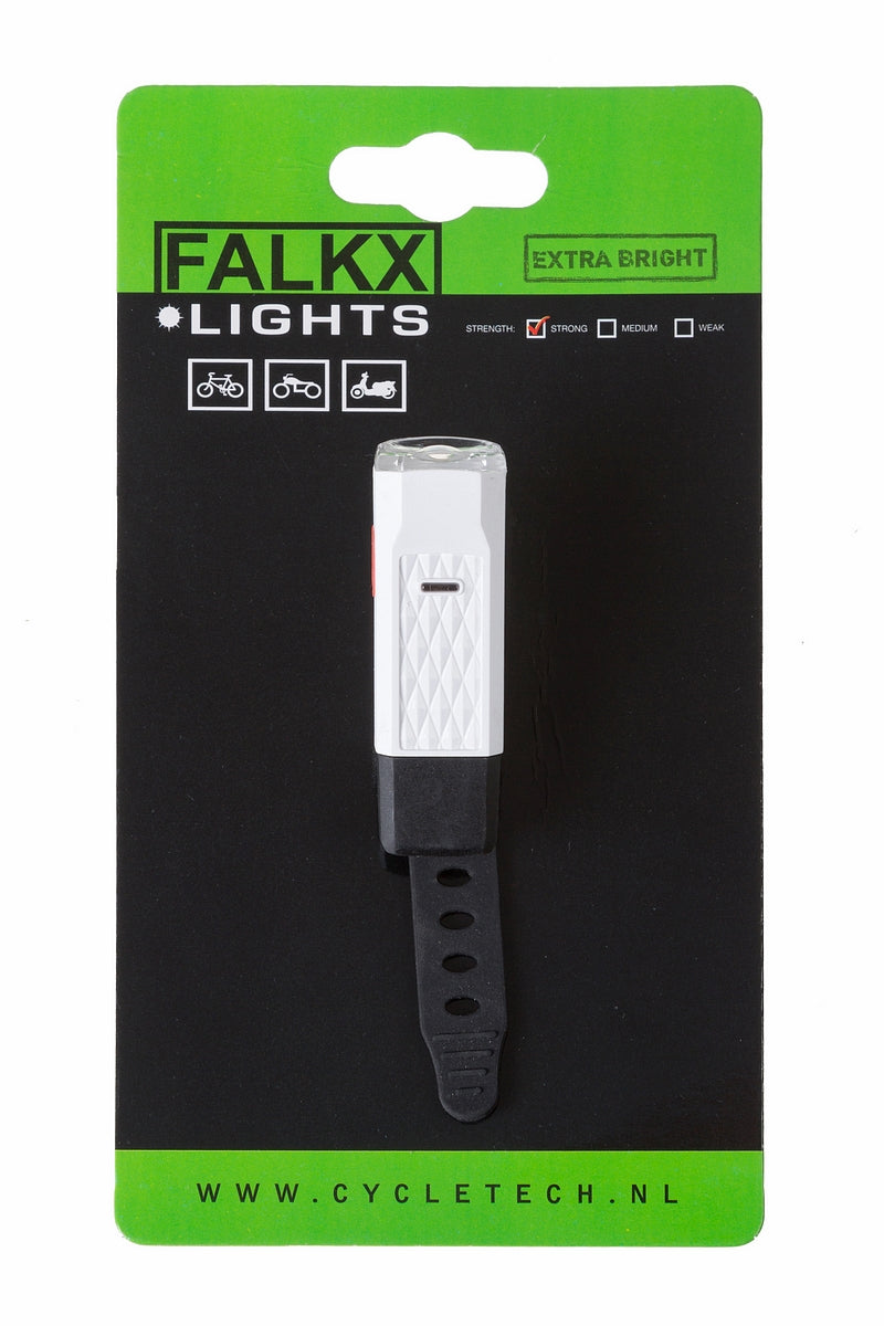 Falkx Mini světlomety LED. USB dobíjecí (balíček zavěšení).