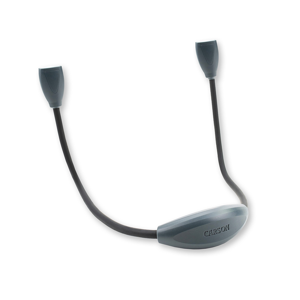 Carson Neklamp NL-10 com LED duplo, sem mãos e ajustável