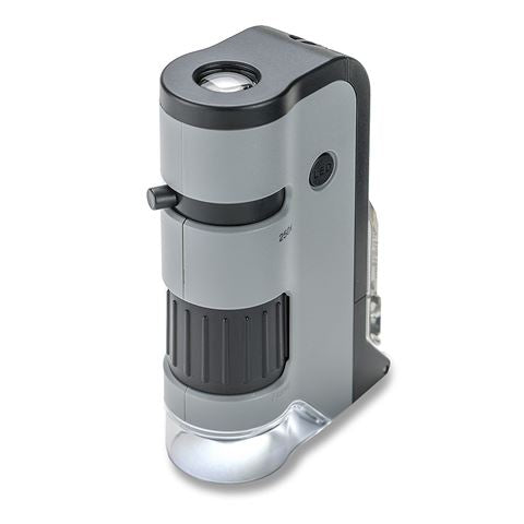 Carson handheld microscope MP-250 microflip 100-200x with smartphone adapter