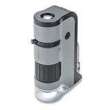 Carson handheld microscope MP-250 microflip 100-200x with smartphone adapter