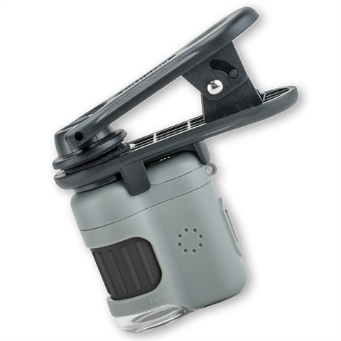 Carson pocket microscope mm-380 micromini 20x with smartphone adapter