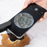 Carson handheld microscope mm-350 microbrite plus 60-120x with smartphone adapter