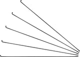 Sapim Race J-bend spokes for Rohloff + nipples - 5-pack