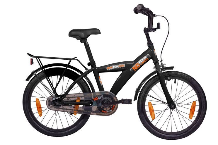 Bikefun Bike Bike Fun 18 tommer Ingen regler | Remaaf | Matte sort