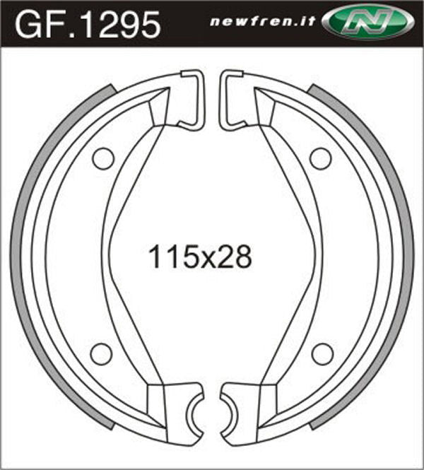 Newfren Remsegmentset GF1295 velocita