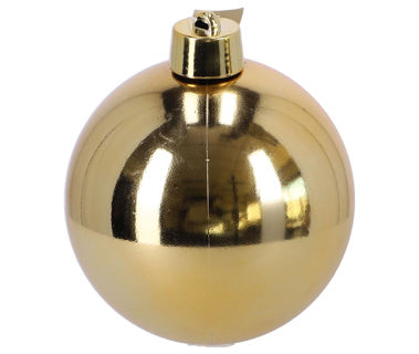 House of seasons Christmas ball plastic gold d20cm