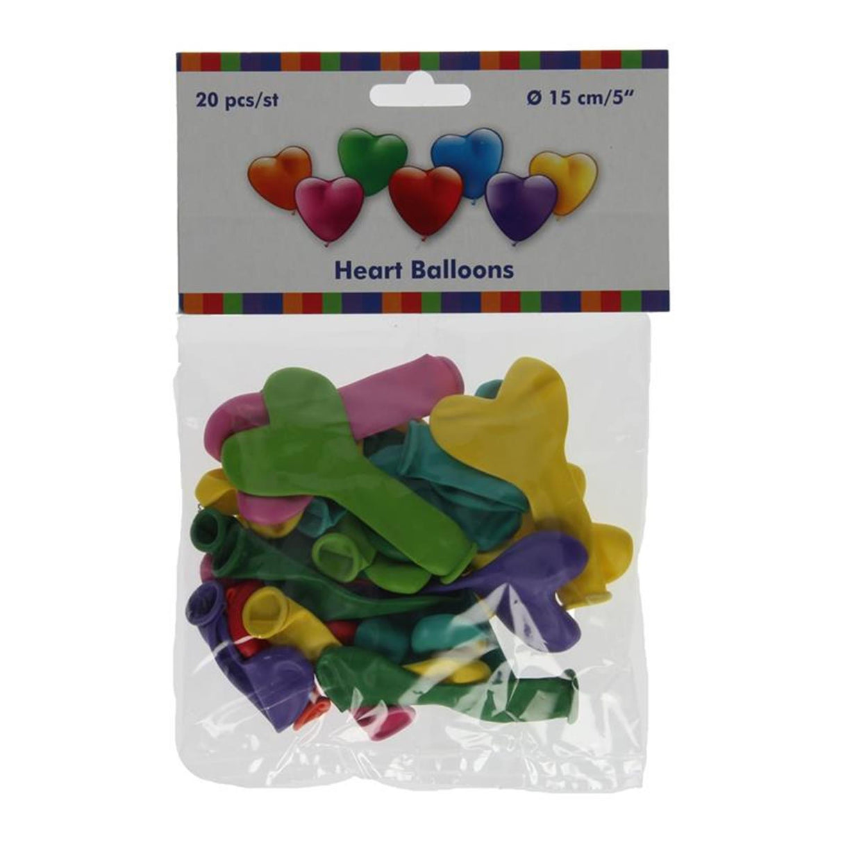Hartballonnen ã˜15cm zakje a 20 stuks