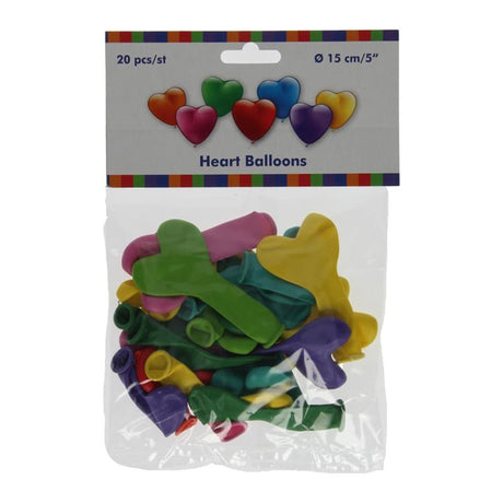 Heart Balloons, 20 pcs.