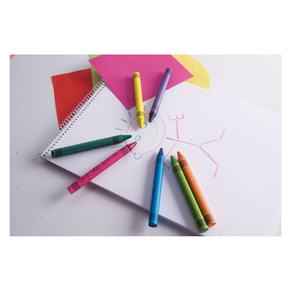 Wax crayons, 12 pcs.