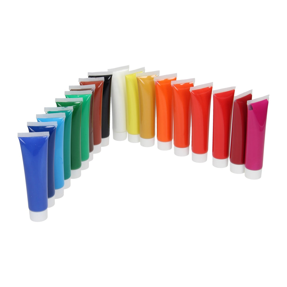 Acrylic paint, 18 pcs.