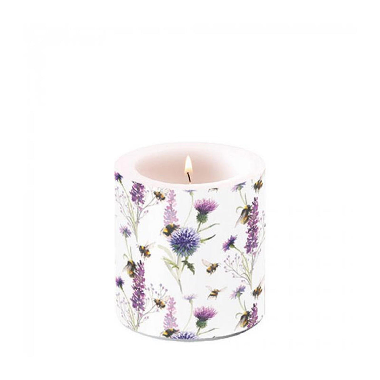 Ambiente candle bumblebees in the meadow