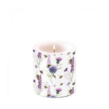 Ambiente candle bumblebees in the meadow