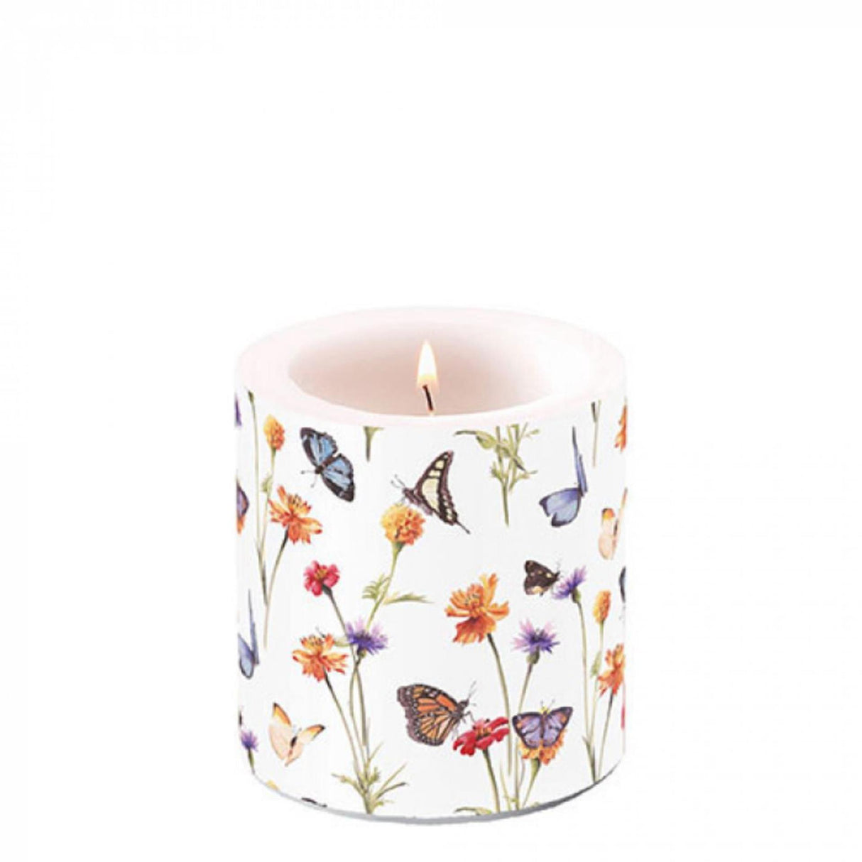 Ambiente candle small butterfly garden