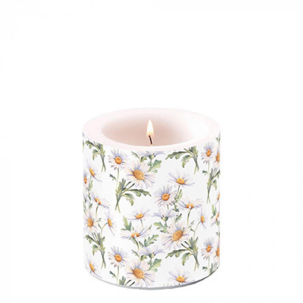 Ambiente candle small beautiful daisies