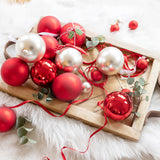 Kaemingk Christmas balls glass shiny, matt mixdia8cm