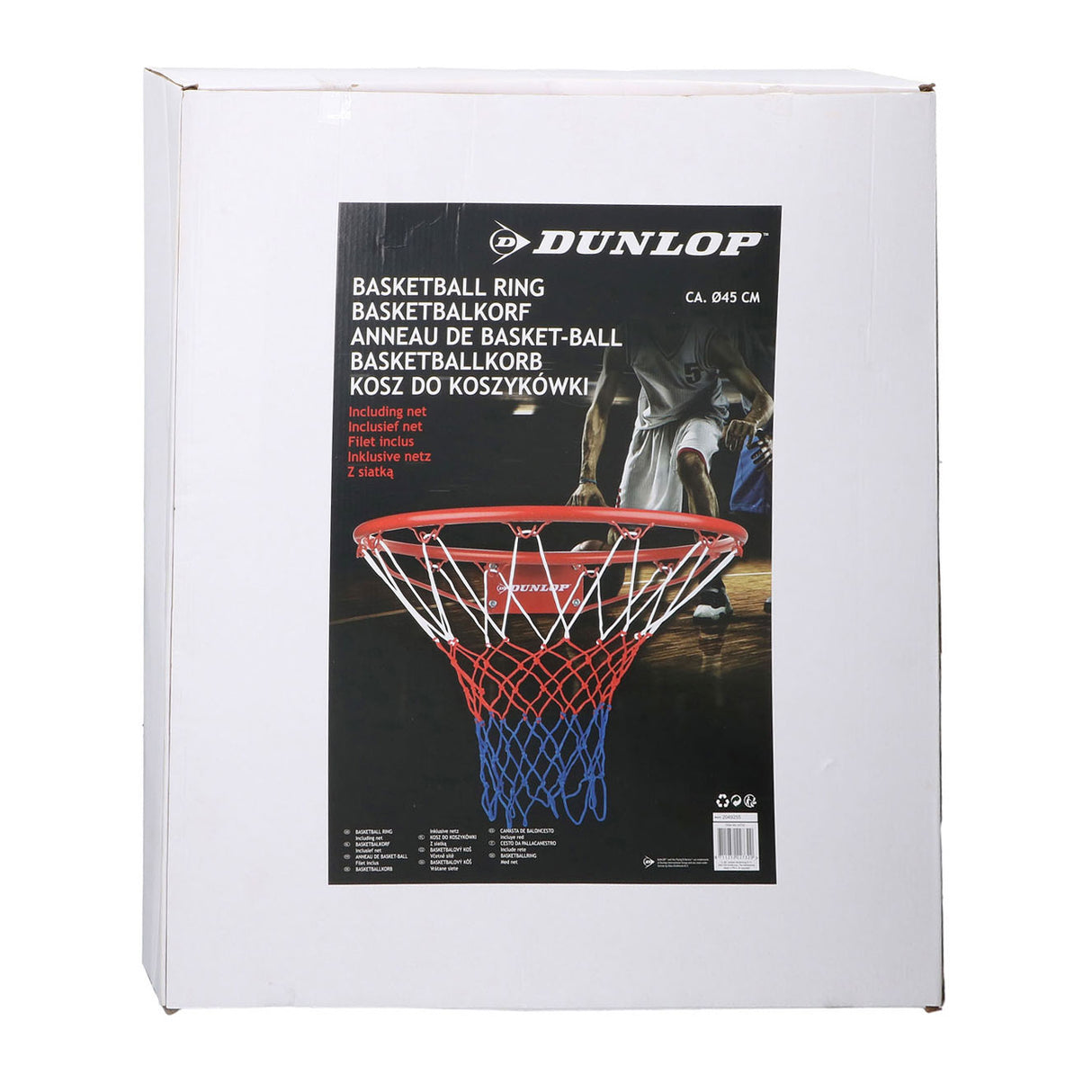 Dunlop basketballring med nett