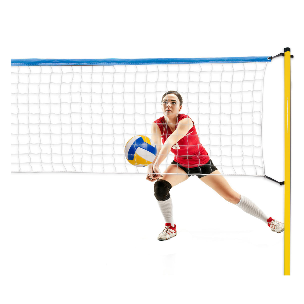 Pallavolo e set di badminton