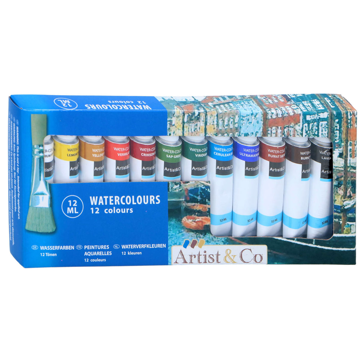 Aquarel Paint, 12st.