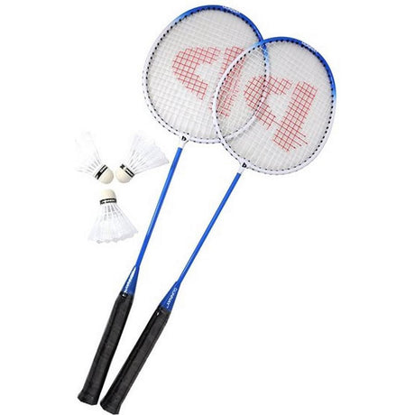 Basic donnay badmintonset 5-delat assorterad