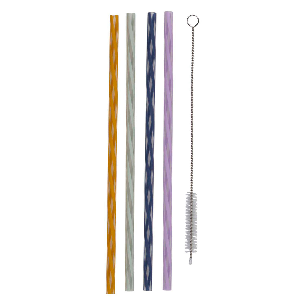 Alpina Straws with Brush, 7-piece