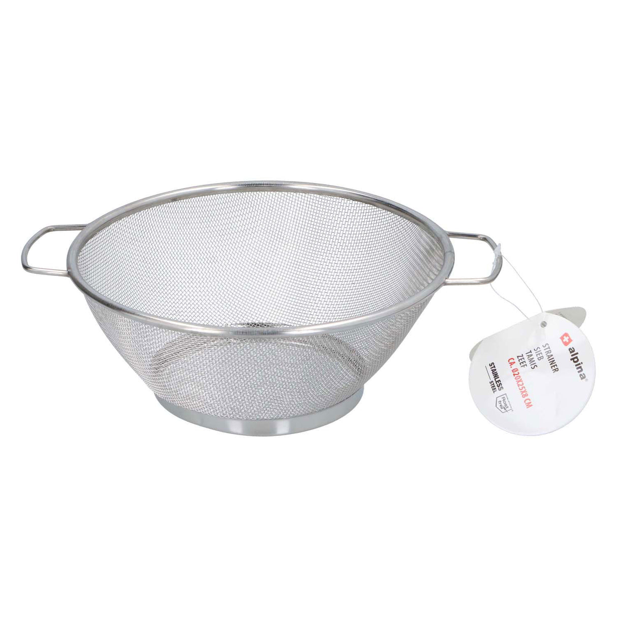 Alpina sieve colander stainless steel stainless steel - 25cm