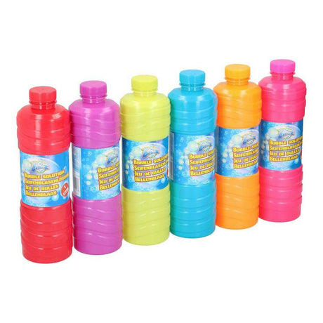 Eddy toys bubbelblåsare 1l med stav - bubbelblåsare med vätska - gör såpbubblor utanför - inklusive bubbelblåsstav - 1 slumpmässig färg
