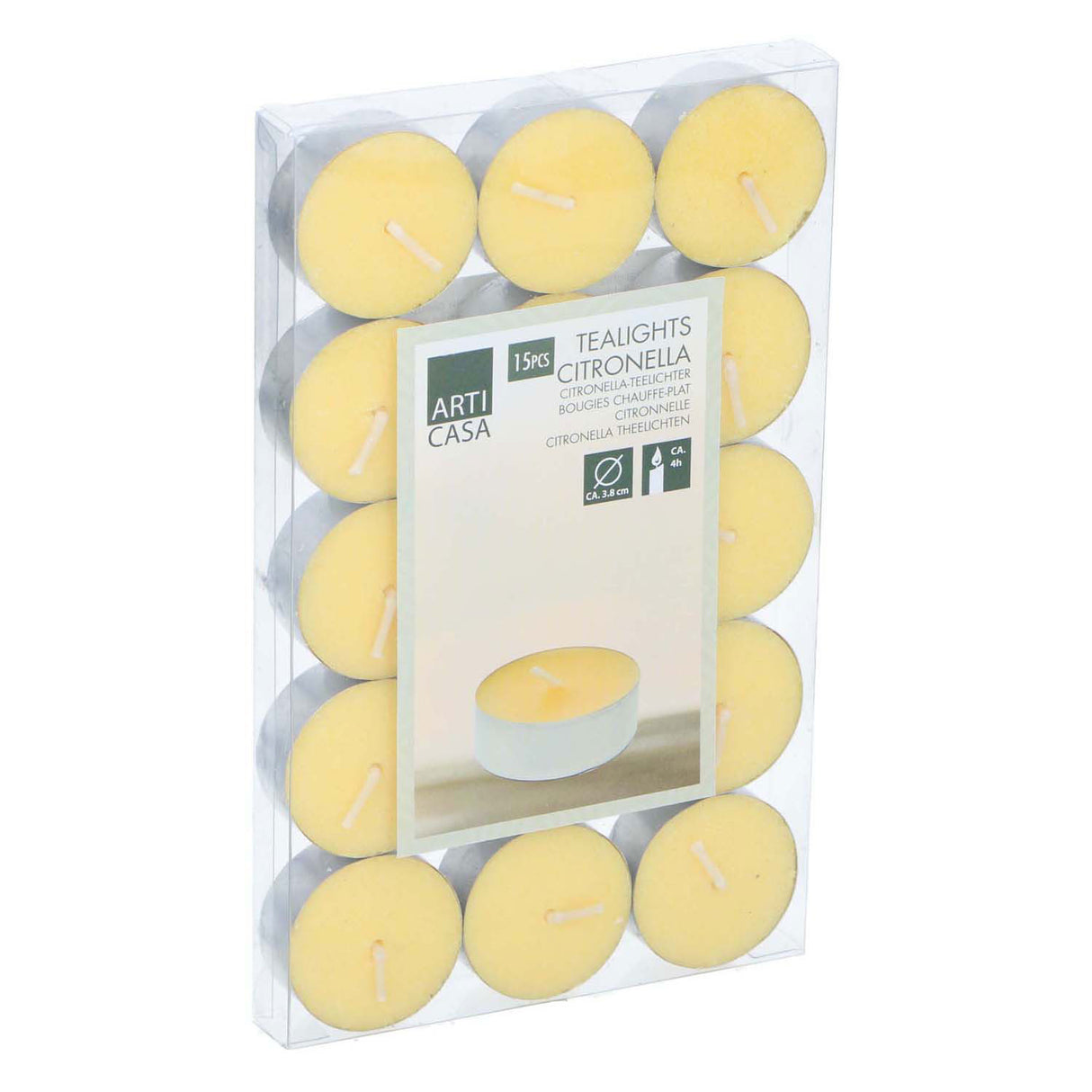 Citronella candle for outdoors, 15 pcs.