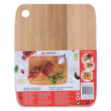 Alpina bamboo cutting board, 30x23cm