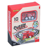 2-an-1 Streck Puzzel mat Auto, 9 Stéck.