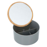 Makeup organizer and mirror