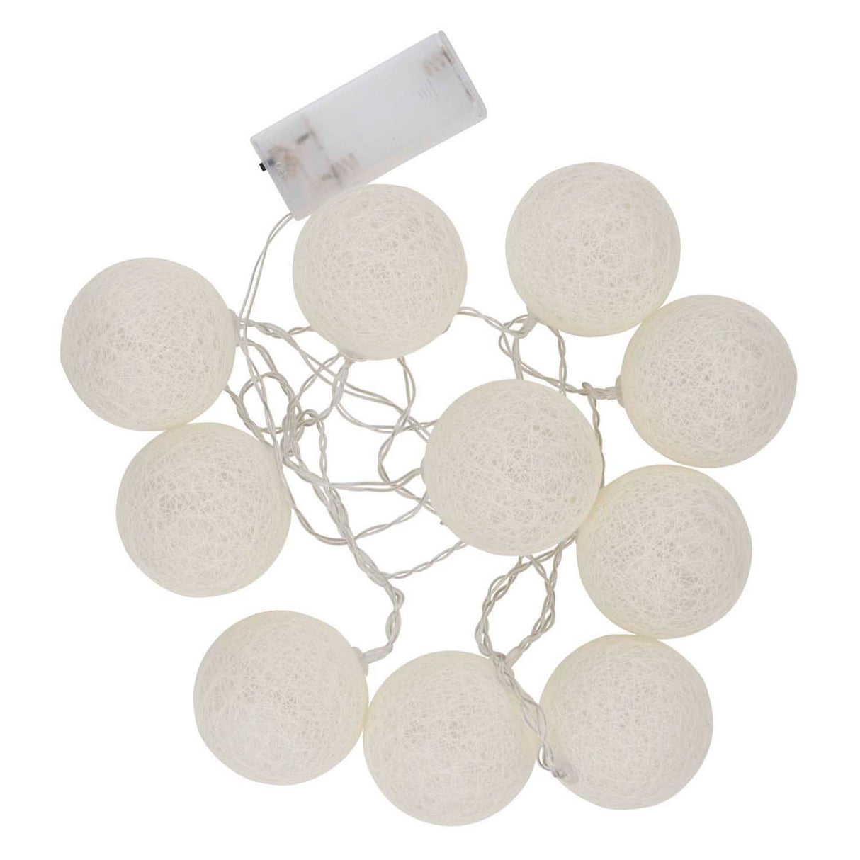 String with 10 LED bulbs